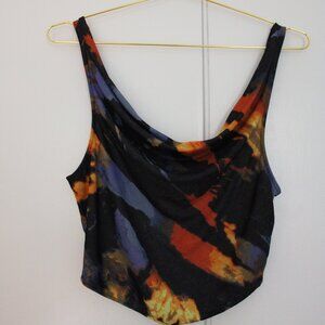 Urban Outfitters Draped High Low Crop Top Women Size M